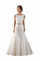Sleeveless Ivory V-Back Mermaid Bateau Neck Modern Wedding Dress Mississauga