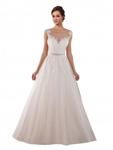 Sleeveless Ivory Keyhole Back Ball Gown Sweetheart Wedding Dress Mississauga