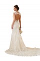 Sleeveless Ivory Keyhole Back Mermaid Sweetheart Modern Wedding Dress Mississauga