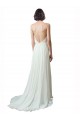 Sleeveless Ivory A-Line Spaghetti Straps Beach Wedding Dress Mississauga