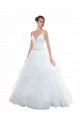 Sleeveless White Ball Gown Spaghetti Straps Beach Wedding Dress Mississauga