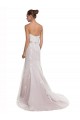 Sleeveless Ivory & Pink Mermaid Strapless Beach Wedding Dress Mississauga