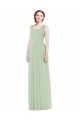 Sleeveless Sage A-Line Spaghetti Straps Bridal Party Dress Mississauga