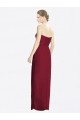 Sleeveless Burgundy Sheath Sweetheart Bridesmaid Dress Mississauga