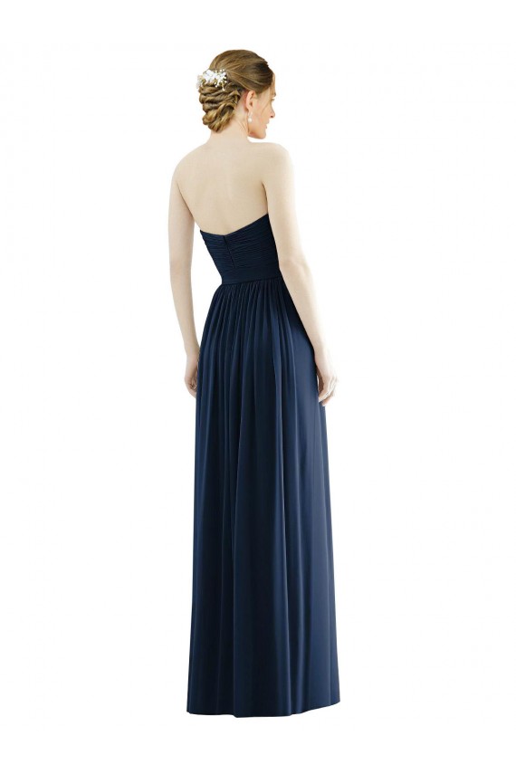 Sleeveless Dark Navy A-Line Sweetheart Formal Evening Gown / Bridesmaid Dress Mississauga