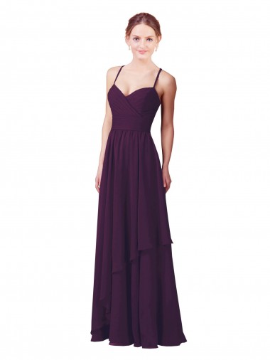 Sleeveless Grape Sheath Sweetheart Bridesmaid Dress Mississauga