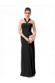 Sleeveless Black Mermaid Halter Neck Bridesmaid Dress / Evening Dress Mississauga