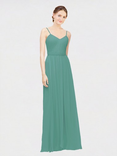 Sleeveless Icelandic Silver A-Line Spaghetti Straps Bridesmaid Dress / Evening Dress Mississauga