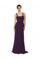 Sleeveless Grape A-Line Spaghetti Straps Bridesmaid Dress Mississauga