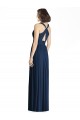 Sleeveless Dark Navy A-Line Chiffon V-Neck Bridesmaid Dress Mississauga
