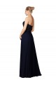 Sleeveless Dark Navy Sheath Sweetheart Bridesmaid Dress / Formal Dress Mississauga