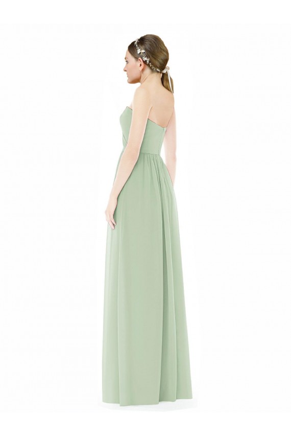 Sleeveless Sage Low Back A-Line Sweetheart Semi Formal Evening Dress / Bridesmaid Dress Mississauga