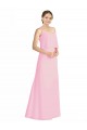 Sleeveless Barely Pink Open Back A-Line Spaghetti Straps Bridesmaid Dress Mississauga