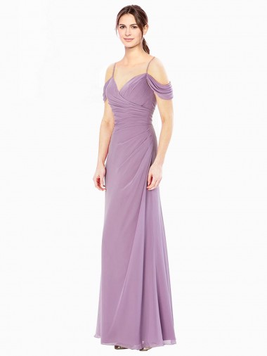 Sleeveless Sheath Off the Shoulder Bridesmaid Dress / Formal Dress Mississauga