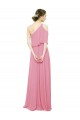 Sleeveless Skin Pink A-Line One Shoulder Bridal Party Dress Mississauga