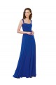 Sleeveless Royal Blue A-Line Square Neck Bridesmaid Dress Mississauga