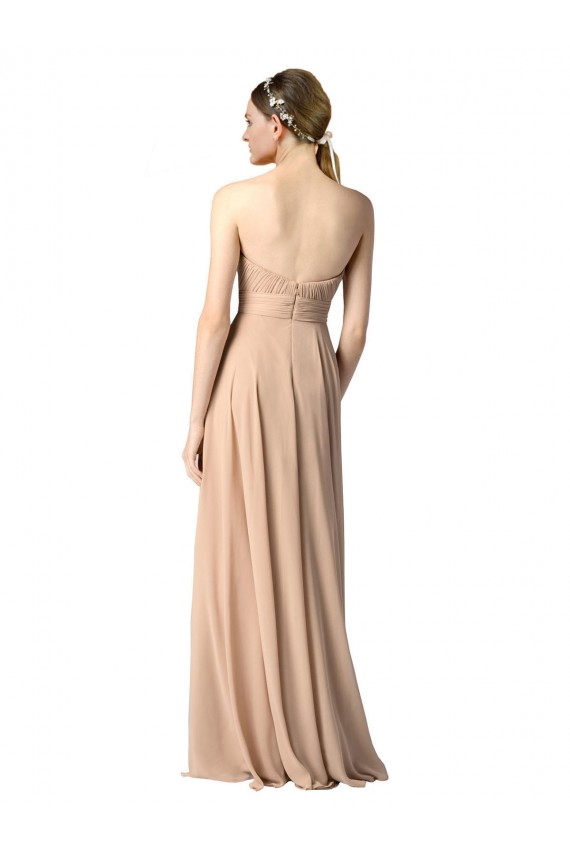 Sleeveless Dark Navy Open Back A-Line Sweetheart Evening Dress / Bridesmaid Dress Mississauga