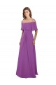 Flutter Sleeves Dahlia A-Line Off the Shoulder Bridesmaid Dress Mississauga