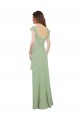 Cap Sleeves Smoke Green Low Back A-Line Sweetheart Bridesmaid Dress / Formal Dress Mississauga