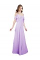 Cold Shoulder Lilac A-Line Off the Shoulder Formal Dress / Bridesmaid Dress Mississauga