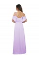 Cold Shoulder Lilac A-Line Off the Shoulder Formal Dress / Bridesmaid Dress Mississauga