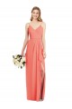 Sleeveless Coral Trumpet Spaghetti Straps Formal Dress / Bridesmaid Dress Mississauga