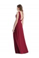 Sleeveless Sea Glass Tie Back A-Line V-Neck Bridesmaid Dress Mississauga
