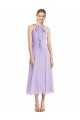 Sleeveless Lilac V-Back A-Line Halter Neck Prom Dress / Bridesmaid Dress Mississauga