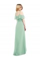 Cold Shoulder Mint Green Trumpet Spaghetti Straps High Low Bridesmaid Dress Mississauga