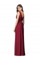 Sleeveless Royal Blue V-Back A-Line V-Neck Semi Formal Evening Dress / Bridesmaid Dress Mississauga