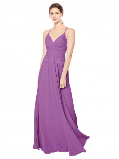 Sleeveless Dahlia Criss Cross Back A-Line Sweetheart Formal Dress / Bridesmaid Dress Mississauga