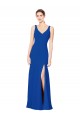 Sleeveless Royal Blue Low Back Sheath Sweetheart Bridesmaid Dress / Evening Dress Mississauga