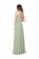 Sleeveless Smoke Green Open Back A-Line Sweetheart Formal Dress / Bridesmaid Dress Mississauga