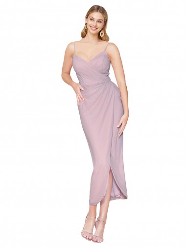 Sleeveless Primrose V-Back Mermaid Spaghetti Straps High Low Evening Gown / Prom Dress / Bridesmaid Dress Mississauga