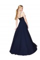 Sleeveless Dark Navy A-Line Spaghetti Straps Semi Formal Evening Dress / Prom Dress / Bridesmaid Dress Mississauga