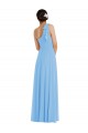Sleeveless Periwinkle Trumpet One Shoulder Semi Formal Evening Dress / Bridesmaid Dress Mississauga