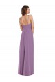 Sleeveless Dark Lavender Low Back A-Line Spaghetti Straps Bridesmaid Dress / Formal Dress Mississauga