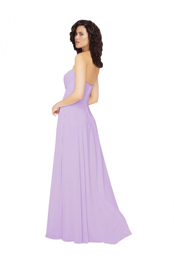 Sleeveless Lilac Low Back A-Line Sweetheart Bridesmaid Dress / Evening Dress Mississauga