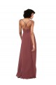 Sleeveless Black Criss Cross Open Back Column V-Neck Formal Evening Gown / Bridesmaid Dress Mississauga