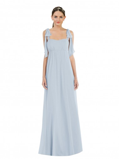 Sleeveless Sea Glass Low Back A-Line Spaghetti Straps Semi Formal Evening Dress / Bridesmaid Dress Mississauga