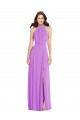 Sleeveless Violet Backless A-Line Halter Neck Formal Evening Gown / Bridesmaid Dress Mississauga