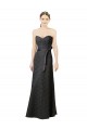 Sleeveless Slate Grey Sheath Sweetheart Bridesmaid Dress Mississauga