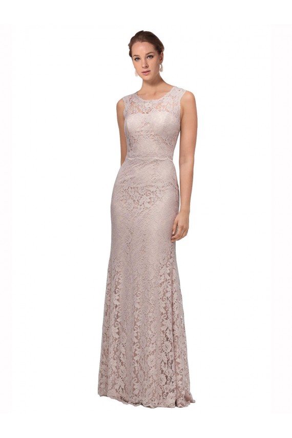 Sleeveless Mermaid Illusion Neck Prom Dress / Bridesmaid Dress Mississauga