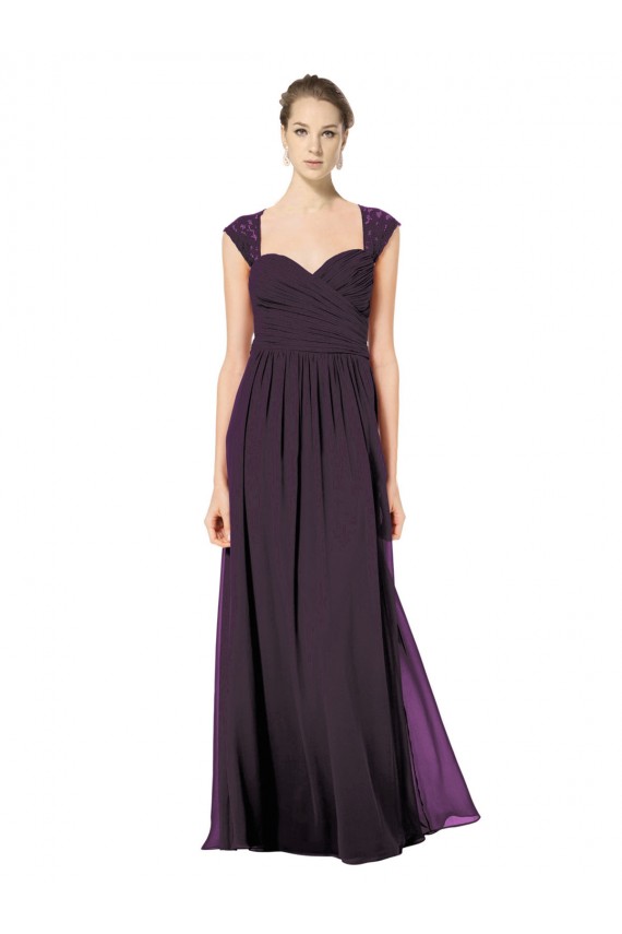 Sleeveless Grape Keyhole Back A-Line Sweetheart Formal Dress / Bridesmaid Dress Mississauga