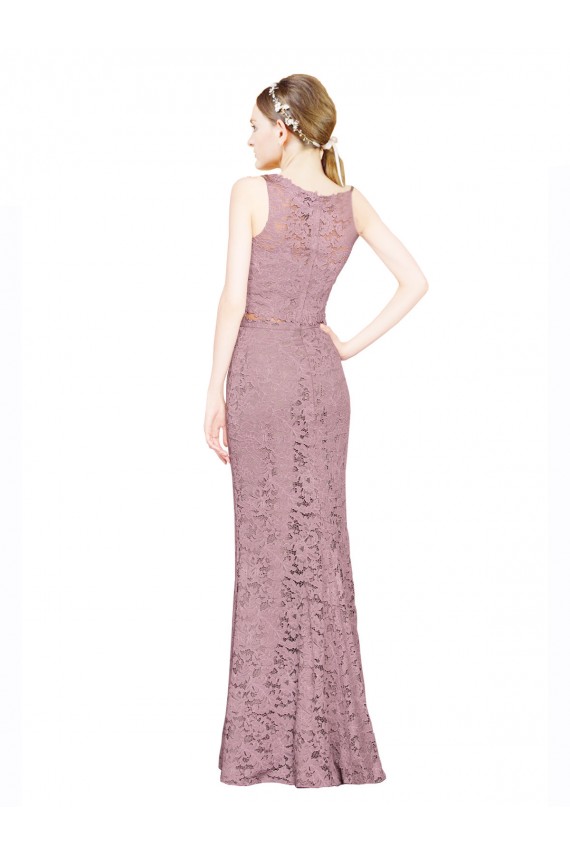Sleeveless Mermaid Illusion Neck Prom Dress / Bridesmaid Dress Mississauga