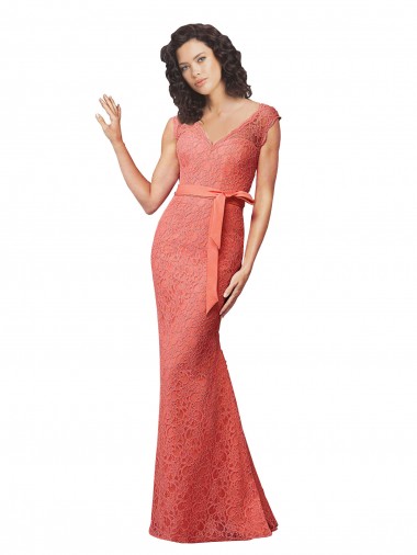 Sleeveless Open Back Mermaid V-Neck Bridesmaid Dress Mississauga