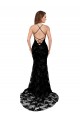 Sleeveless Black Open Back Mermaid High Neck Black Tie Evening Gown / Prom Dress / Bridesmaid Dress Mississauga