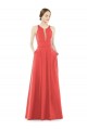 Sleeveless Firecracker A-Line Jewel Neck Bridesmaid Dress Mississauga