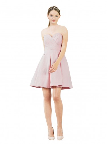 Sleeveless Pink A-Line Sweetheart Evening Gown / Bridesmaid Dress Mississauga