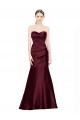 Sleeveless Burgundy Low Back Mermaid Sweetheart Formal Evening Gown / Prom Dress / Bridesmaid Dress Mississauga